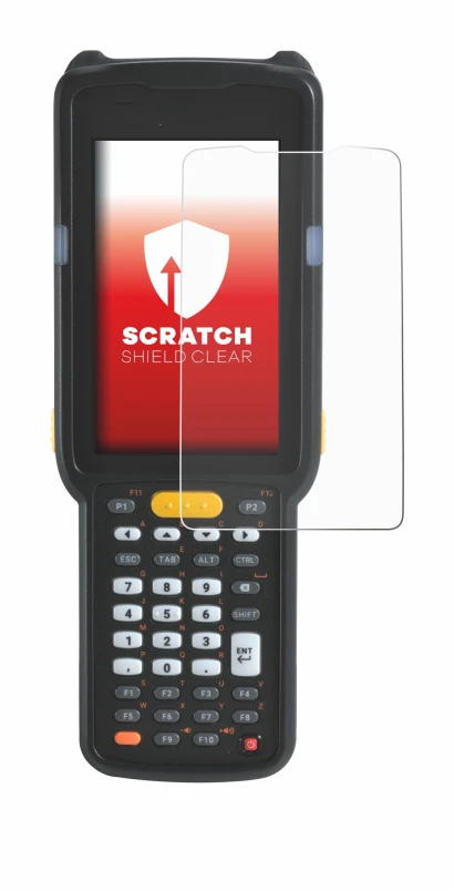 Imagen del dispositivo Zebra MC330L con una amplia variedad de protectores de pantalla.