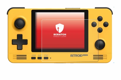 Imagen del dispositivo Retroid Pocket 2 con una amplia variedad de protectores de pantalla.