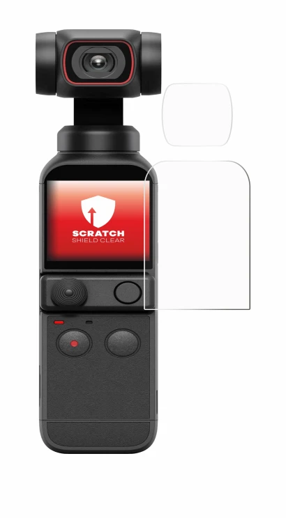 Imagen del dispositivo DJI Osmo Pocket 2 (Pantalla + Lente) con una amplia variedad de protectores de pantalla.