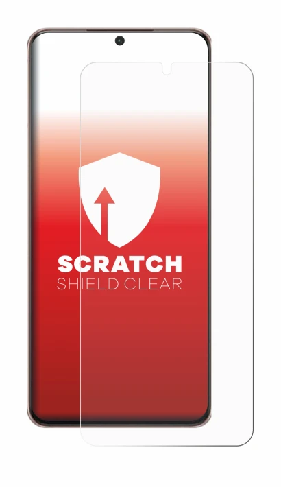 Imagen del dispositivo Samsung Galaxy S21 Plus 5G con una amplia variedad de protectores de pantalla.