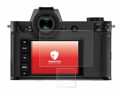 Imagen del dispositivo Leica SL2-S con una amplia variedad de protectores de pantalla.