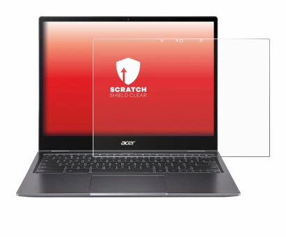 Imagen del dispositivo Acer Chromebook Spin 713 con una amplia variedad de protectores de pantalla.