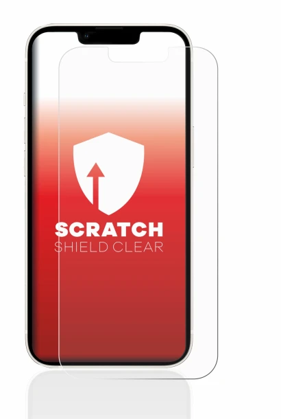 Imagen del dispositivo Apple iPhone 13 con una amplia variedad de protectores de pantalla.