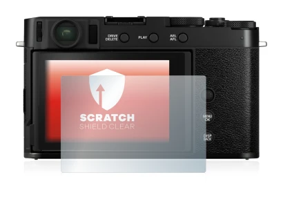 Imagen del dispositivo Fujifilm X-E4 con una amplia variedad de protectores de pantalla.