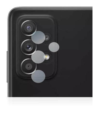 Imagen del dispositivo Samsung Galaxy A52 (SÓLO Cámara) con una amplia variedad de protectores de pantalla.