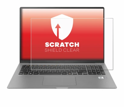 Imagen del dispositivo LG gram 17'' 2021 con una amplia variedad de protectores de pantalla.