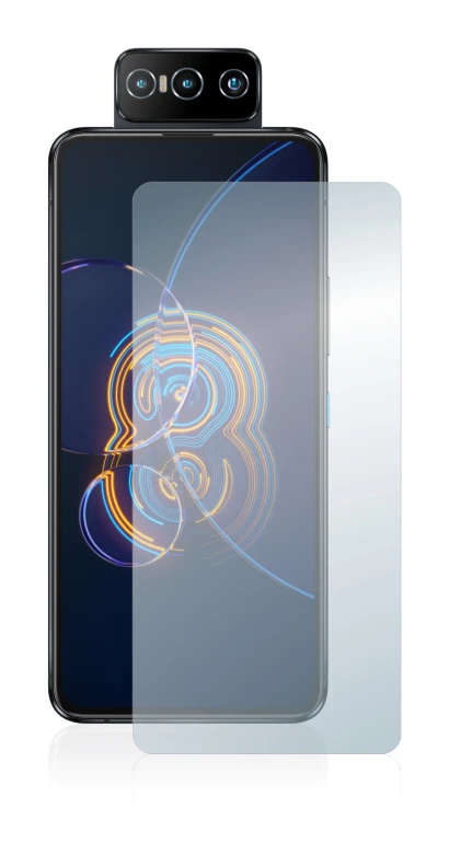 Imagen del dispositivo ASUS ZenFone 8 Flip con una amplia variedad de protectores de pantalla.