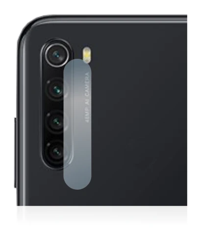 Imagen del dispositivo Xiaomi Redmi Note 8 2021 (SÓLO Cámara) con una amplia variedad de protectores de pantalla.