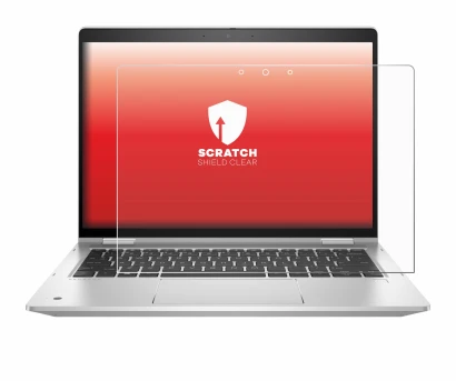 Imagen del dispositivo HP ProBook x360 435 G8 con una amplia variedad de protectores de pantalla.
