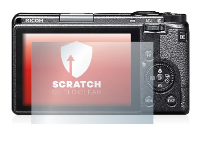 Imagen del dispositivo Ricoh GR IIIx con una amplia variedad de protectores de pantalla.