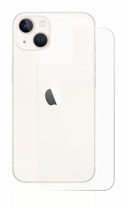 Imagen del dispositivo Apple iPhone 13 (Trasero) con una amplia variedad de protectores de pantalla.