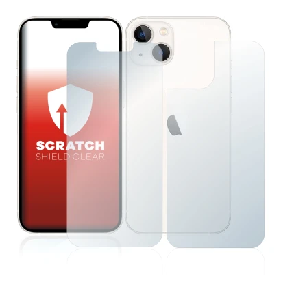 Imagen del dispositivo Apple iPhone 13 (Frontal+Trasero) con una amplia variedad de protectores de pantalla.