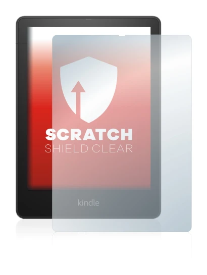 Imagen del dispositivo Amazon Kindle Paperwhite 2021 Signature Edition con una amplia variedad de protectores de pantalla.