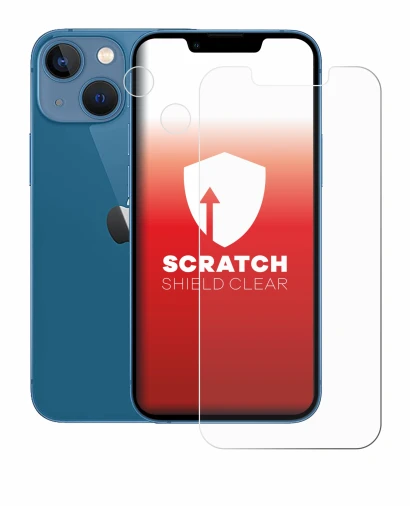 Imagen del dispositivo Apple iPhone 13 mini (Frontal+Cámara) con una amplia variedad de protectores de pantalla.