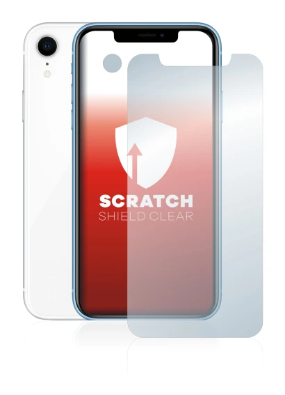 Imagen del dispositivo Apple iPhone XR (Frontal+Cámara) con una amplia variedad de protectores de pantalla.