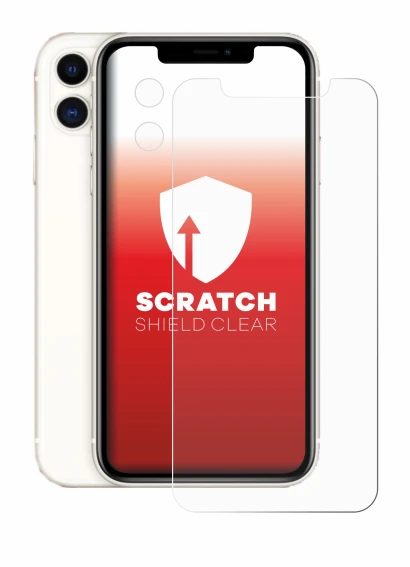 Imagen del dispositivo Apple iPhone 11 (Frontal+Cámara) con una amplia variedad de protectores de pantalla.