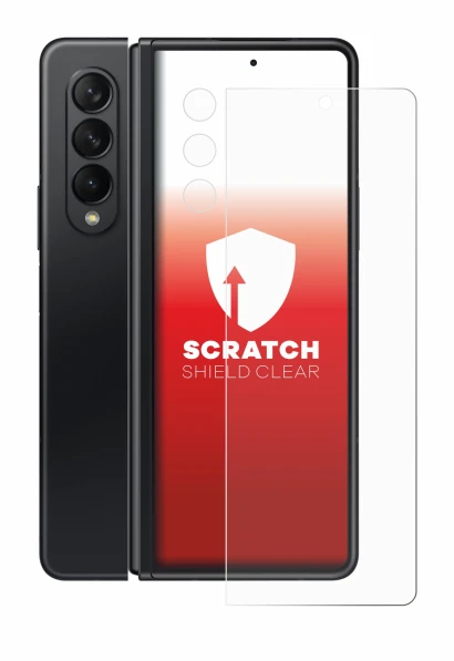 Imagen del dispositivo Samsung Galaxy Z Fold 3 5G (Frontal+Cámara) con una amplia variedad de protectores de pantalla.