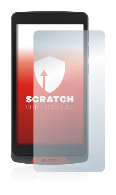 Imagen del dispositivo Sunmi M2 con una amplia variedad de protectores de pantalla.
