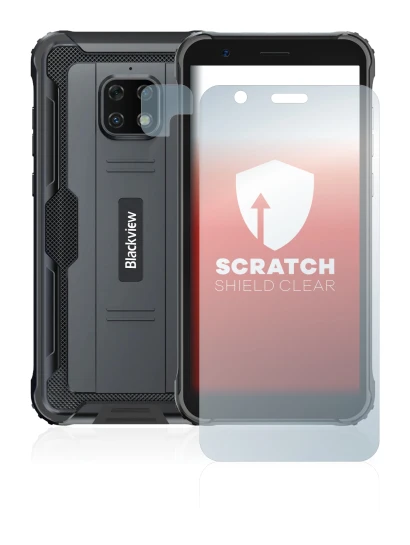 Imagen del dispositivo Blackview BV4900S (Frontal+Cámara) con una amplia variedad de protectores de pantalla.
