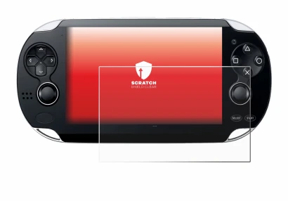 Imagen del dispositivo Sony Playstation PS Vita con una amplia variedad de protectores de pantalla.