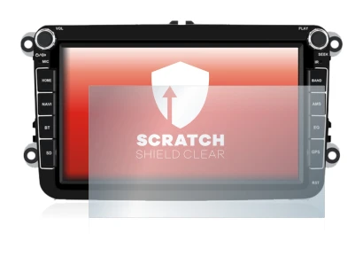 Imagen del dispositivo Isudar T72 8" con una amplia variedad de protectores de pantalla.