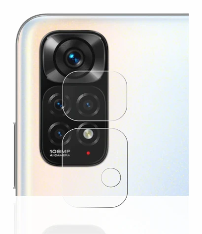 Imagen del dispositivo Xiaomi Redmi Note 11S (SÓLO Cámara) con una amplia variedad de protectores de pantalla.