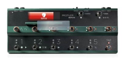 Imagen del dispositivo Kemper Profiler Remote con una amplia variedad de protectores de pantalla.