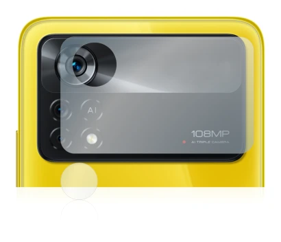 Imagen del dispositivo Xiaomi Poco X4 Pro 5G (SÓLO Cámara) con una amplia variedad de protectores de pantalla.