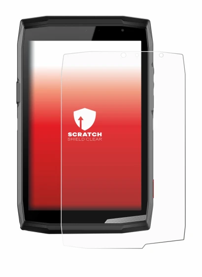 Imagen del dispositivo Crosscall Core T5 con una amplia variedad de protectores de pantalla.