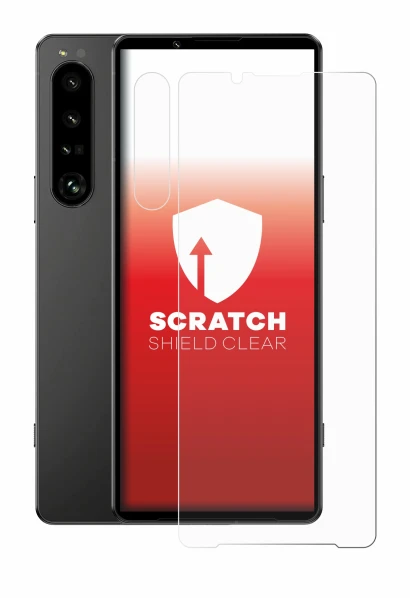 Imagen del dispositivo Sony Xperia 1 IV (Frontal+Cámara) con una amplia variedad de protectores de pantalla.