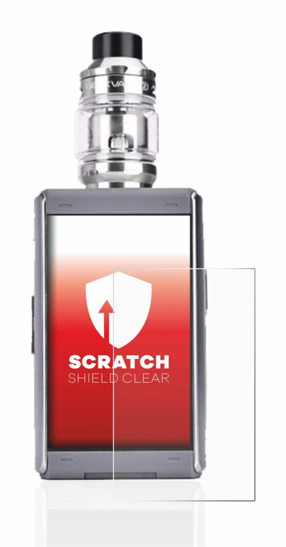 Imagen del dispositivo GeekVape T200 con una amplia variedad de protectores de pantalla.