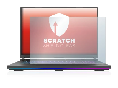 Imagen del dispositivo ASUS ROG Strix G18 G814 2023 con una amplia variedad de protectores de pantalla.