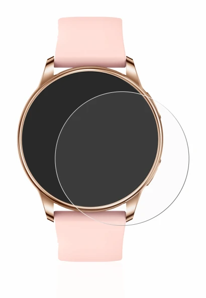 Imagen del dispositivo Levowatch F2 con una amplia variedad de protectores de pantalla.
