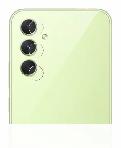 Imagen del dispositivo Samsung Galaxy A54 5G (SÓLO Cámara) con una amplia variedad de protectores de pantalla.