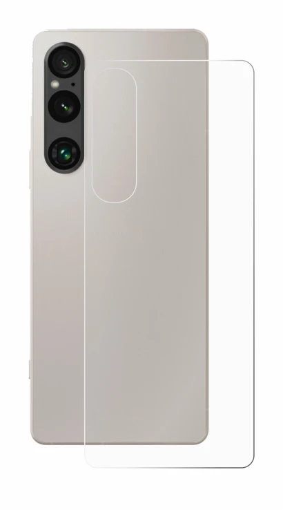 Imagen del dispositivo Sony Xperia 1 V (Trasero) con una amplia variedad de protectores de pantalla.