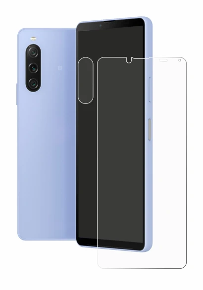 Imagen del dispositivo Sony Xperia 10 V (Frontal+Cámara) con una amplia variedad de protectores de pantalla.