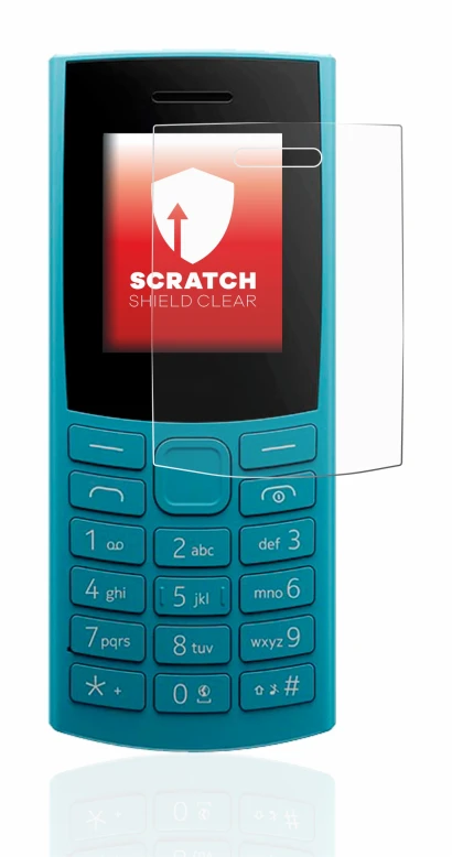 Imagen del dispositivo Nokia 105 4G (2023) con una amplia variedad de protectores de pantalla.
