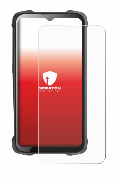 Imagen del dispositivo Cubot King Kong 9 con una amplia variedad de protectores de pantalla.