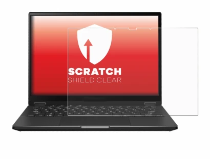 Imagen del dispositivo ASUS ROG Flow X13 2023 con una amplia variedad de protectores de pantalla.