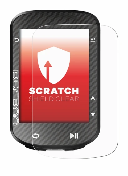 Imagen del dispositivo iGPSPORT BSC300 con una amplia variedad de protectores de pantalla.