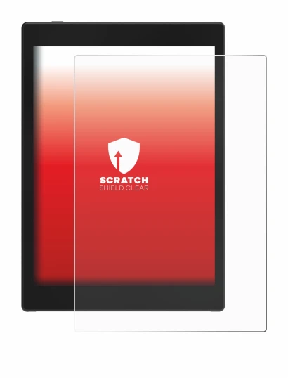 Imagen del dispositivo Boox Tab Mini C con una amplia variedad de protectores de pantalla.