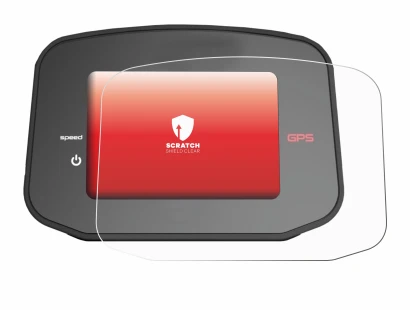 Imagen del dispositivo PowaKaddy CT8 GPS con una amplia variedad de protectores de pantalla.