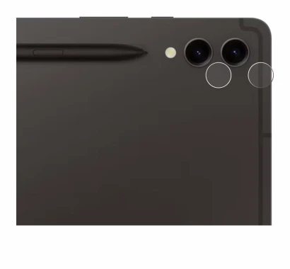 Imagen del dispositivo Samsung Galaxy Tab S9 Plus WiFi (SÓLO Cámara) con una amplia variedad de protectores de pantalla.