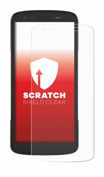 Imagen del dispositivo Zebra TC27 con una amplia variedad de protectores de pantalla.