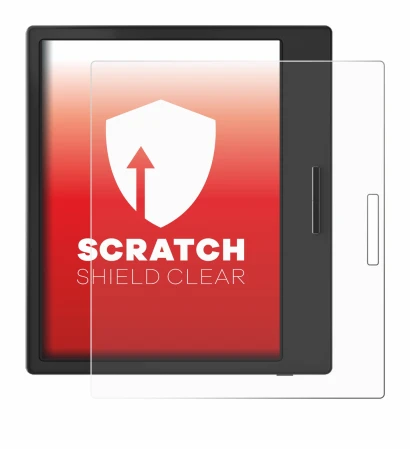 Imagen del dispositivo Boox Page con una amplia variedad de protectores de pantalla.