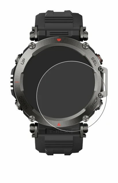 Imagen del dispositivo Huami Amazfit T-Rex Ultra con una amplia variedad de protectores de pantalla.