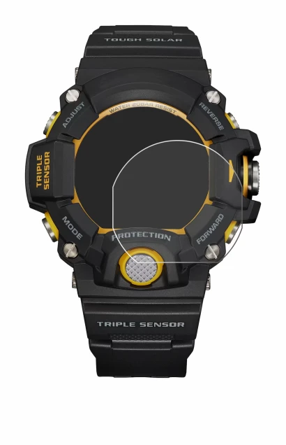 Imagen del dispositivo Casio G-Shock GW-9400Y-1 con una amplia variedad de protectores de pantalla.