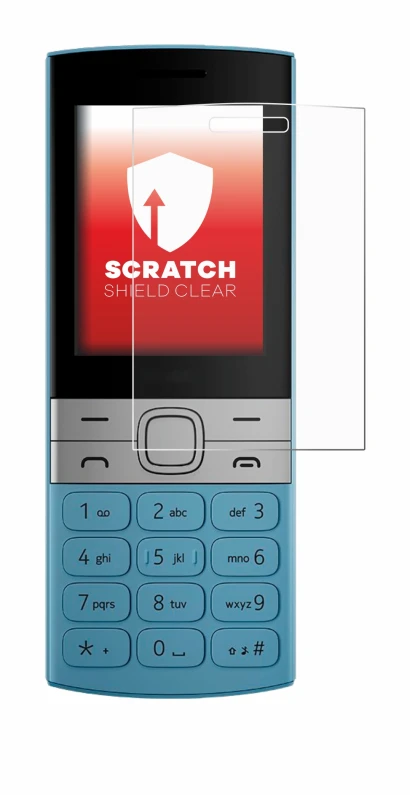 Imagen del dispositivo Nokia 150 (2023) con una amplia variedad de protectores de pantalla.