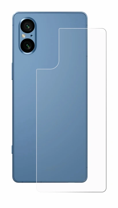 Imagen del dispositivo Sony Xperia 5 V (Trasero) con una amplia variedad de protectores de pantalla.
