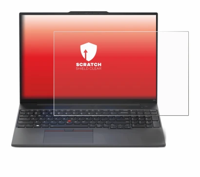 Imagen del dispositivo Lenovo ThinkPad E16 Gen 1 con una amplia variedad de protectores de pantalla.